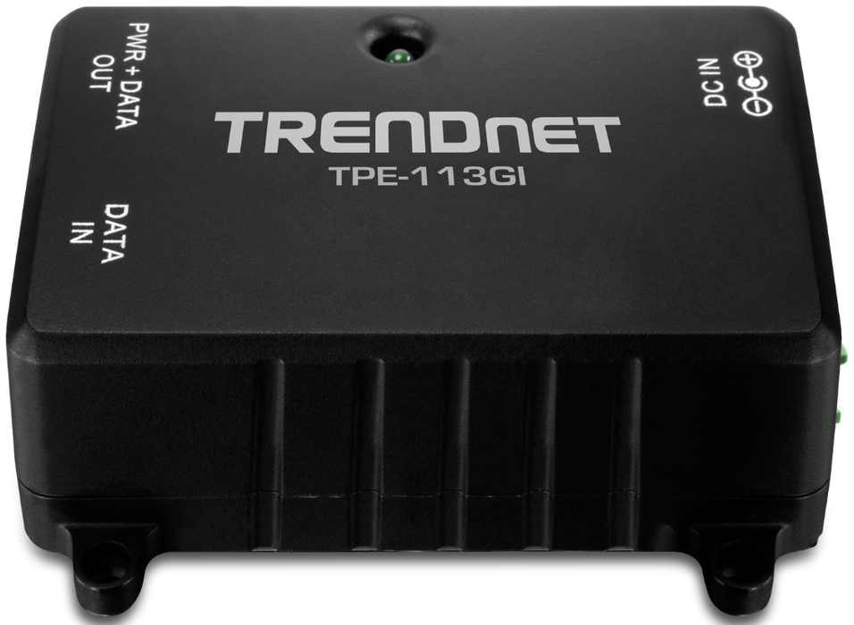 Trendet Gigabit Power over Ethernet (PoE) Injector | TPE-113GI Trendnet Network PoE Adapters Trendnet