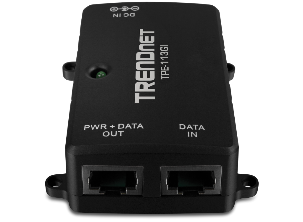Trendet Gigabit Power over Ethernet (PoE) Injector | TPE-113GI Adapter / Converter Trendnet