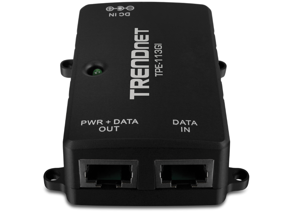 Trendet Gigabit Power over Ethernet (PoE) Injector | TPE-113GI Trendnet Network PoE Adapters Trendnet