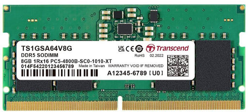 Transcend TS3200HSB-8G Memory Module 8 GB 1 x 8 GB DDR4 3200 MHz