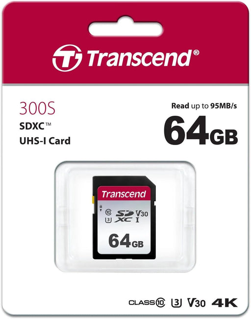 Transcend 64GB SDXC 300S Memory Card