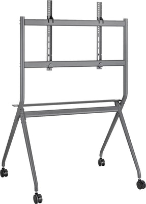 V7 TV Cart Trolley Rolling Stand | TVCART4 Large Flat Screen Display Trolley V7