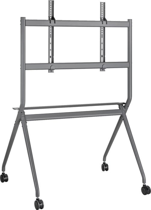 V7 TV Cart Trolley Rolling Stand | TVCART4 Large Flat Screen Display Trolley V7