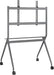 V7 TV Cart Trolley Rolling Stand | TVCART4 Large Flat Screen Display Trolley V7