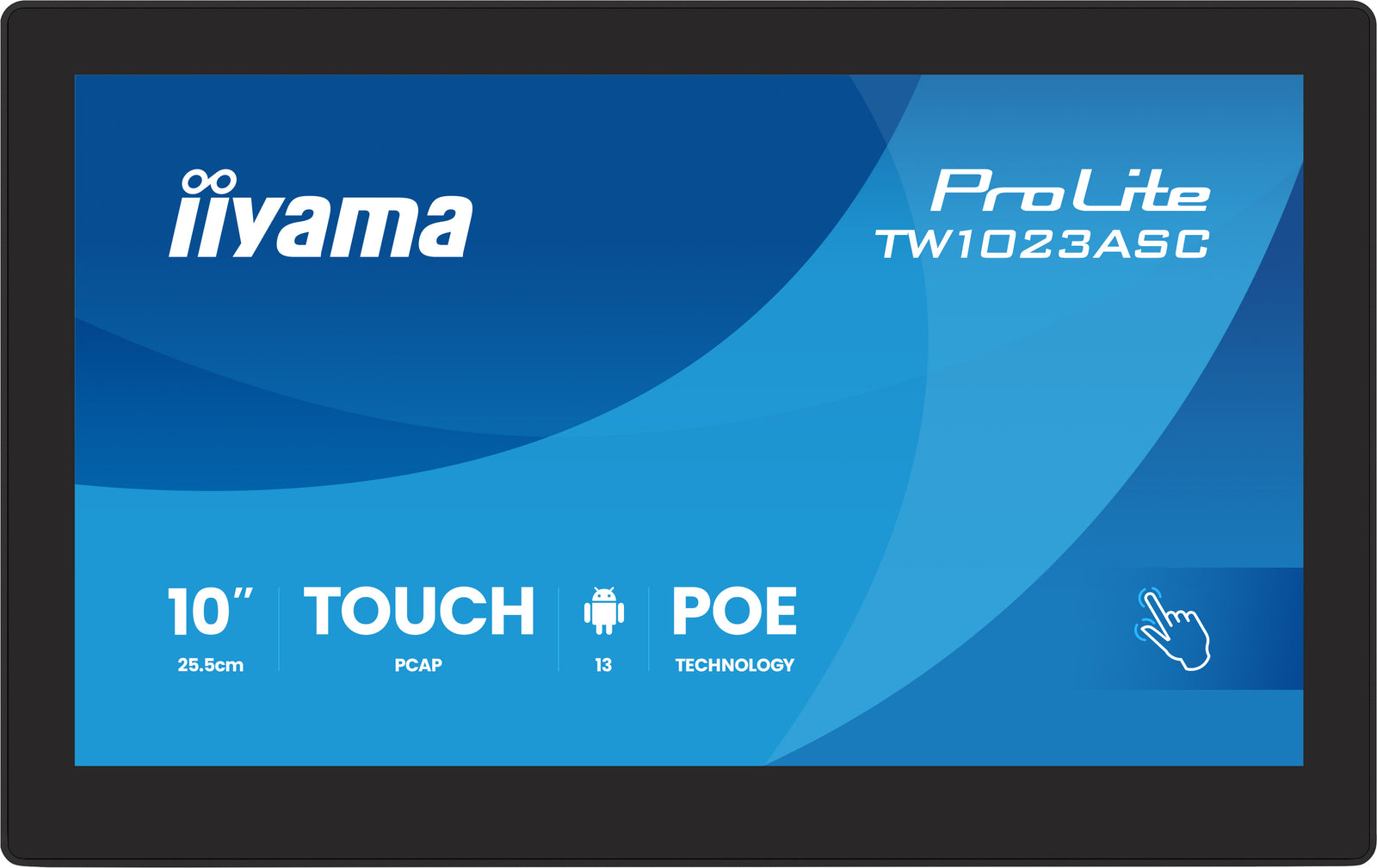 iiyama ProLite TW1023ASC-B3P 10.1" WXGA PCAP 10pt Touchscreen Touchscreen Monitor iiyama