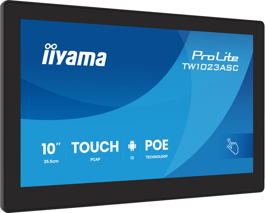 iiyama ProLite TW1023ASC-B3P 10.1" WXGA PCAP 10pt Touchscreen Touchscreen Monitor iiyama