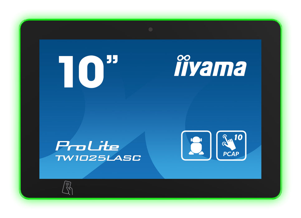 iiyama ProLite TW1025LASC-B1PNR 10.1" 25ms PCAP 10PT Touch Screen