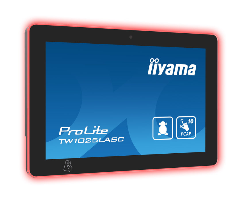 iiyama ProLite TW1025LASC-B1PNR 10.1" 25ms PCAP 10PT Touch Screen