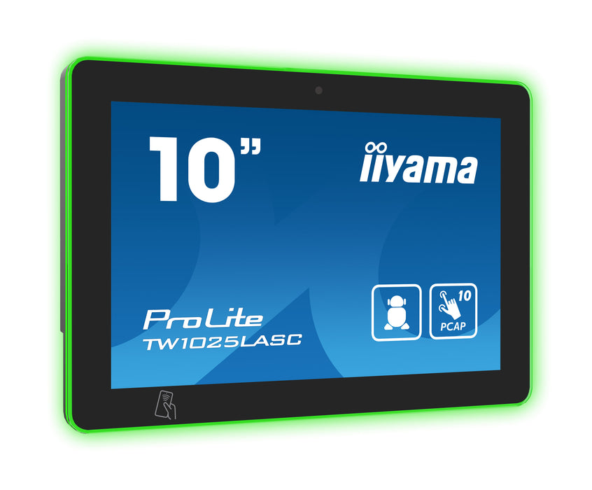 iiyama ProLite TW1025LASC-B1PNR 10.1" 25ms PCAP 10PT Touch Screen