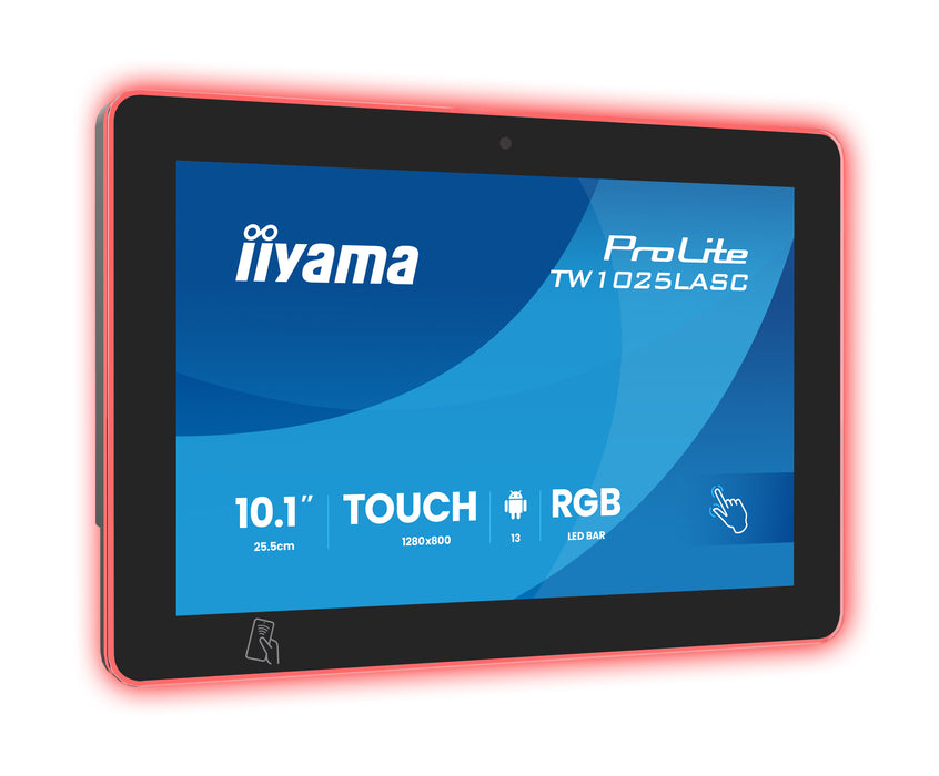 iiyama ProLite TW1025LASC-B3PNR 10.1" 25ms WXGA PCAP 10pt Touchscreen Monitor Touchscreen Monitor iiyama