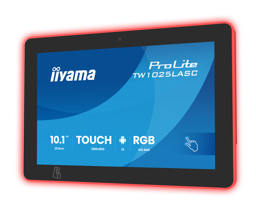 iiyama ProLite TW1025LASC-B3PNR 10.1" 25ms WXGA PCAP 10pt Touchscreen Monitor Touchscreen Monitor iiyama