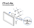 iiyama ProLite TW1025LASC-B3PNR 10.1" 25ms WXGA PCAP 10pt Touchscreen Monitor Touchscreen Monitor iiyama