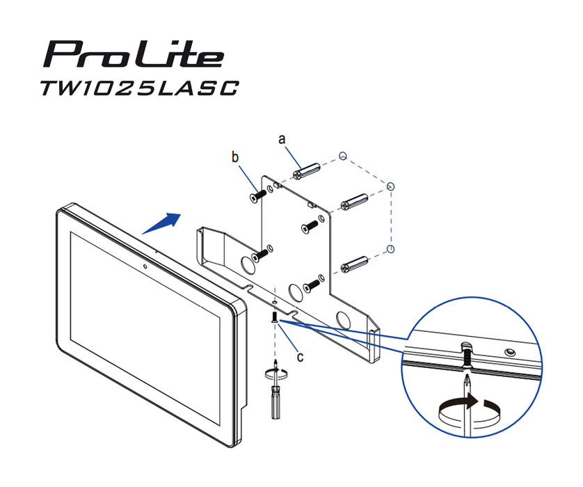 iiyama ProLite TW1025LASC-B3PNR 10.1" 25ms WXGA PCAP 10pt Touchscreen Monitor Touchscreen Monitor iiyama