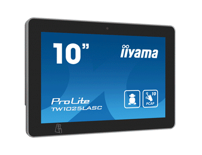 iiyama ProLite TW1025LASC-B1PNR 10.1" 25ms PCAP 10PT Touch Screen Touchscreen Monitor iiyama