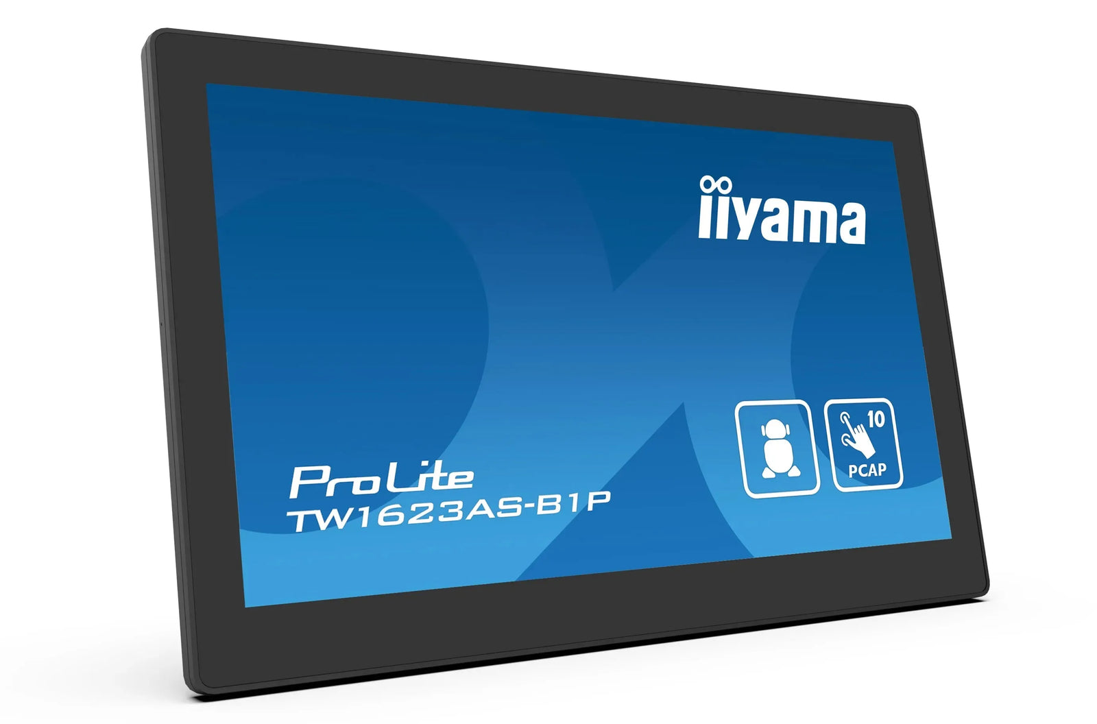 iiyama ProLite TW1623AS-B1P 15.6" Full HD PCAP 10pt Touch Screen Display Touchscreen Monitor iiyama