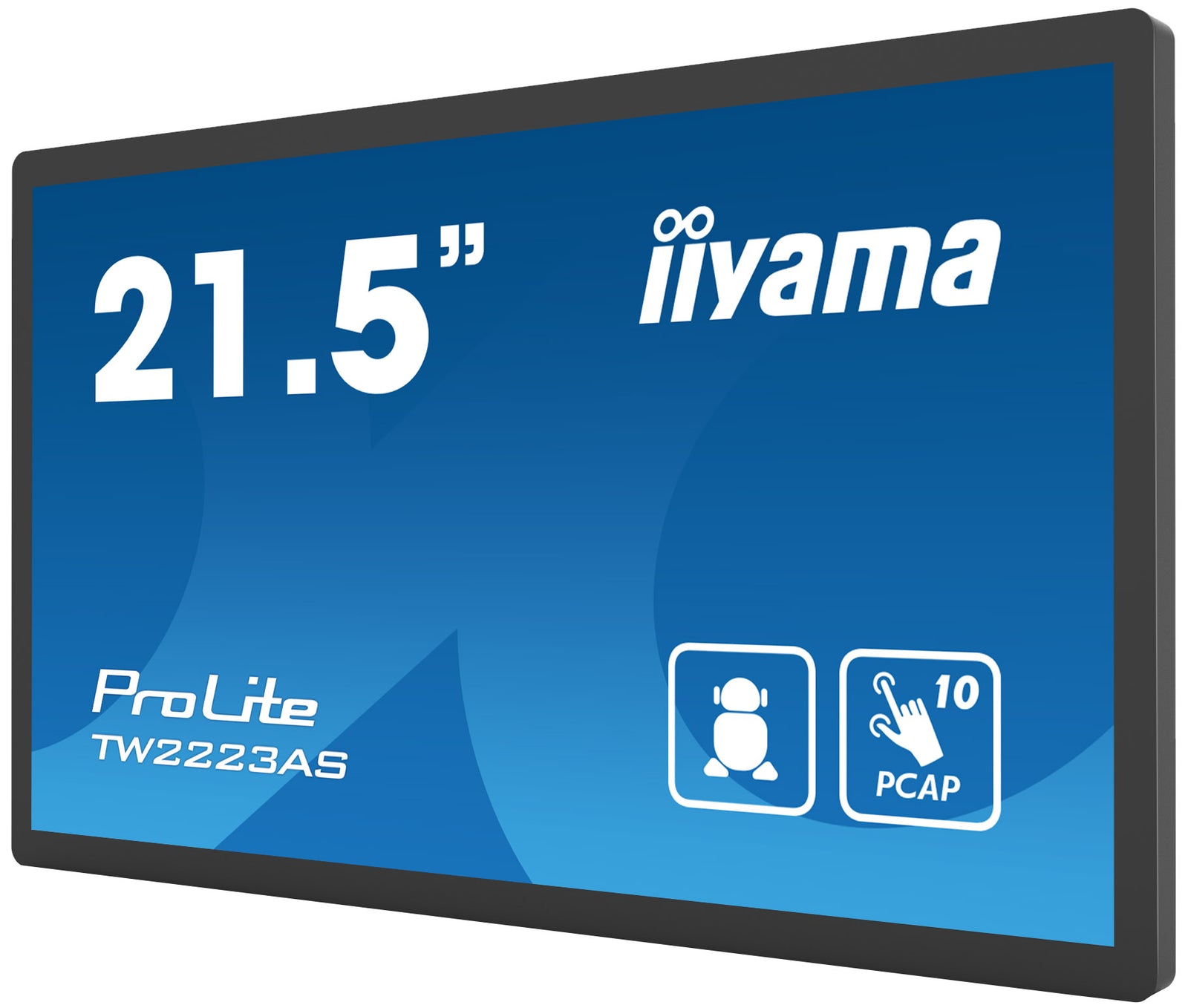 iiyama ProLite TW2223AS-B1 21.5” Full HD PCAP 10pt Interactive Touch Panel Touchscreen Monitor iiyama