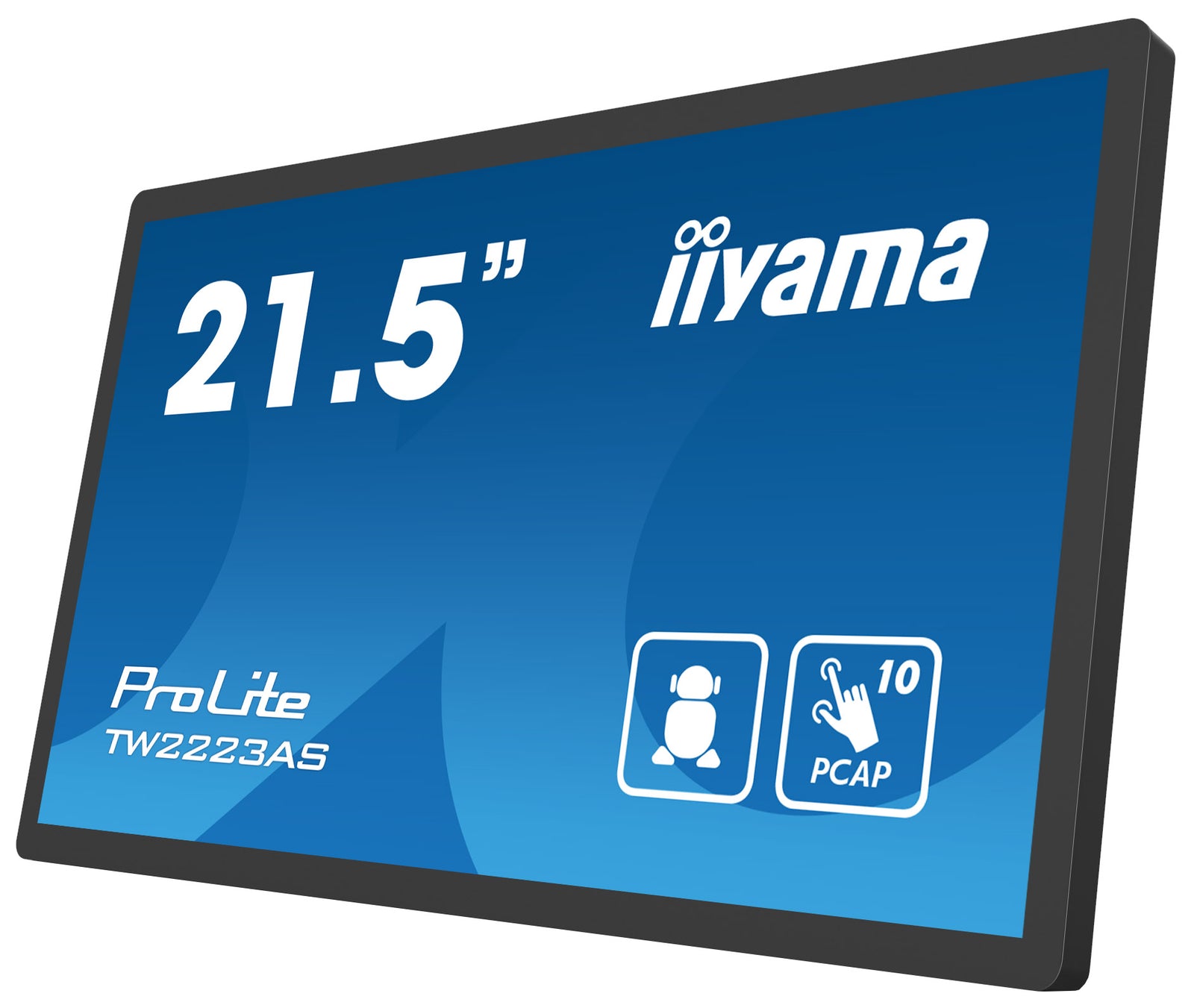 iiyama ProLite TW2223AS-B1 21.5” Full HD PCAP 10pt Interactive Touch Panel Touchscreen Monitor iiyama