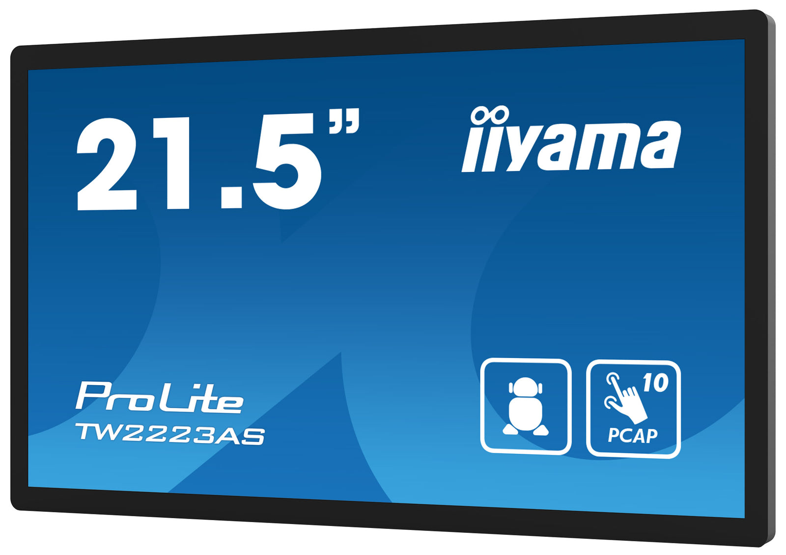 iiyama ProLite TW2223AS-B1 21.5” Full HD PCAP 10pt Interactive Touch Panel Touchscreen Monitor iiyama