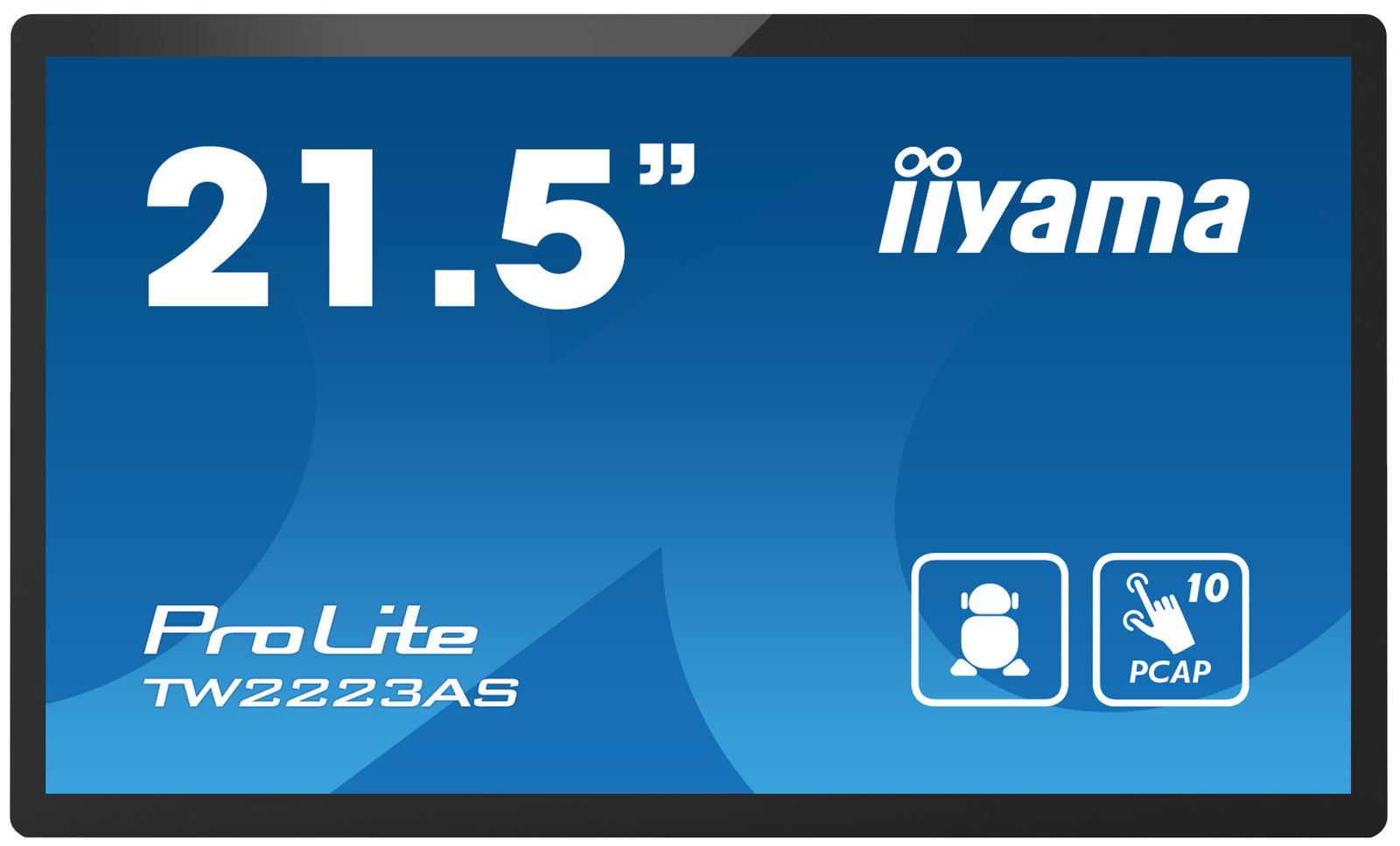 iiyama ProLite TW2223AS-B2 21.5" Full HD PCAP 10pt Interactive Touch Panel Touchscreen Monitor iiyama