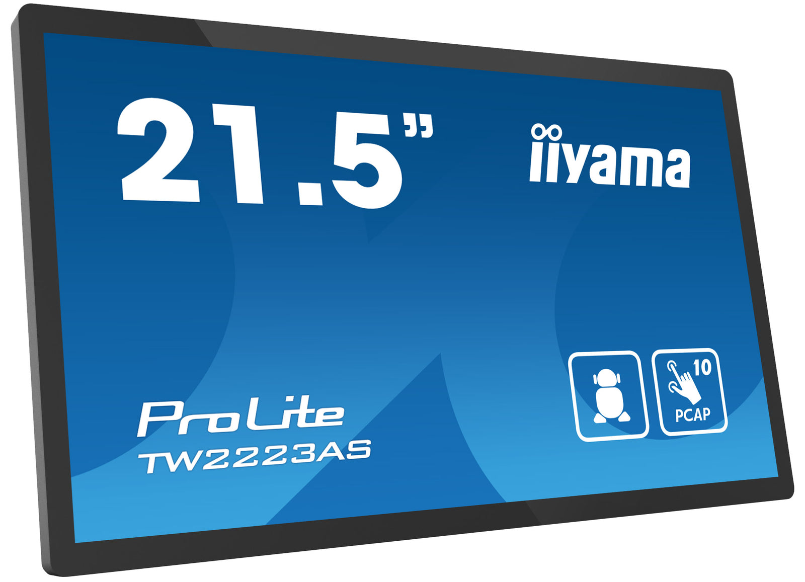 iiyama ProLite TW2223AS-B2 21.5" Full HD PCAP 10pt Interactive Touch Panel Touchscreen Monitor iiyama