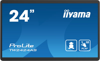 iiyama ProLite TW2424AS-B1 23.8” Full HD PCAP 10pt Interactive Touch Panel Touchscreen Monitor iiyama