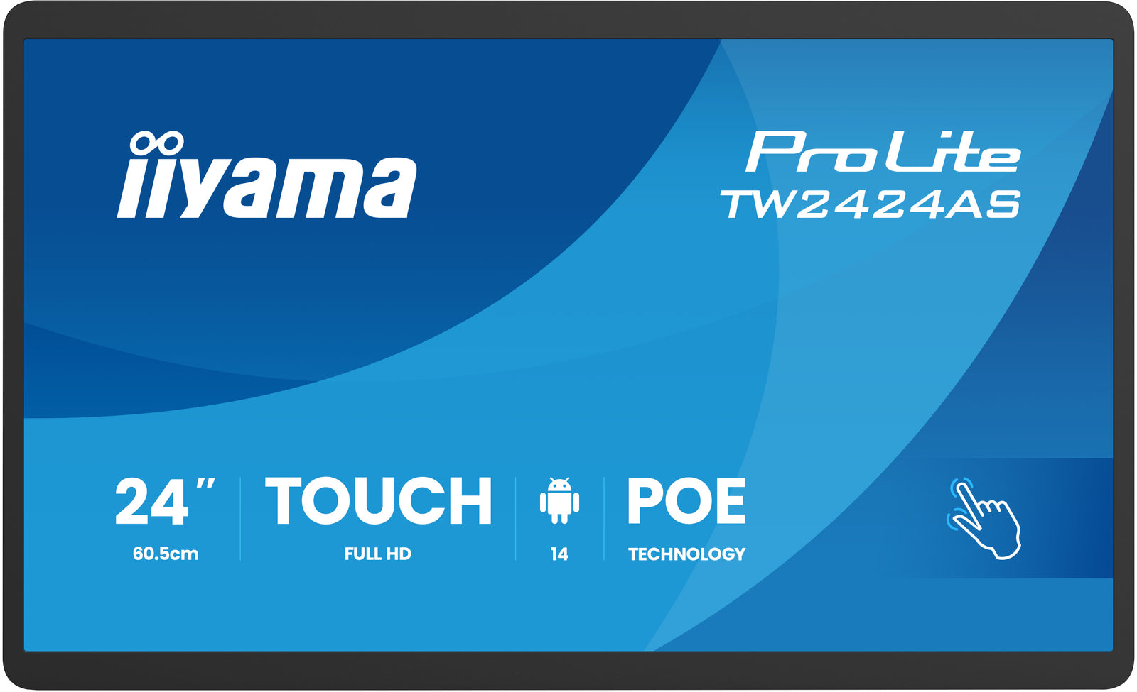 iiyama ProLite TW2424AS-B3P 24″ Full HD PCAP 10pt Android Touch Panel Touchscreen Monitor iiyama