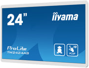 iiyama ProLite TW2424AS-W1 23.8” Full HD PCAP 10pt Interactive Touch Panel - (Open Box) Touchscreen Monitor iiyama