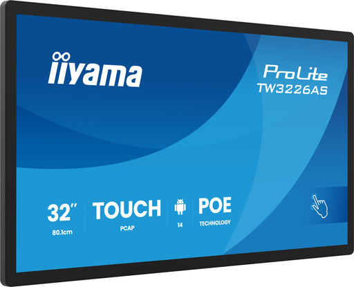 iiyama ProLite TW3226AS-B3P 32" PCAP 10pt Touchscreen PC Touchscreen Monitor iiyama