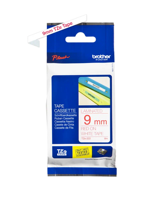 Brother TZE222 Laminated Tape 9mm Labelling Tapes Brother