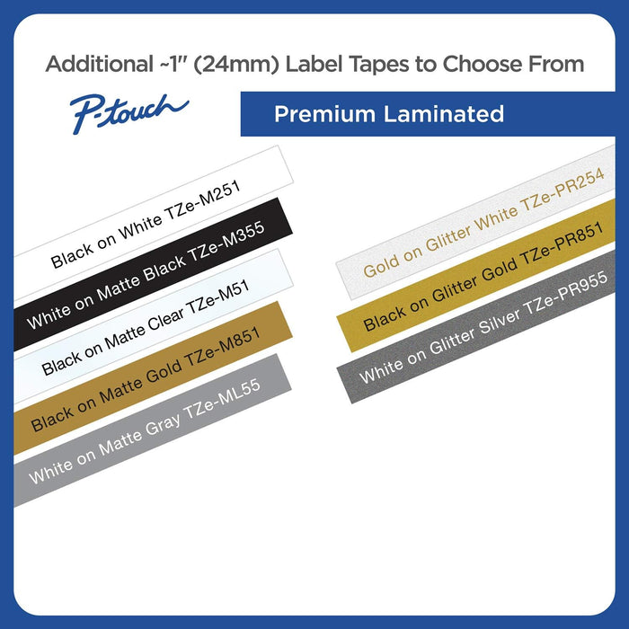 Brother TZE651 Label-Making Tape Black On Yellow