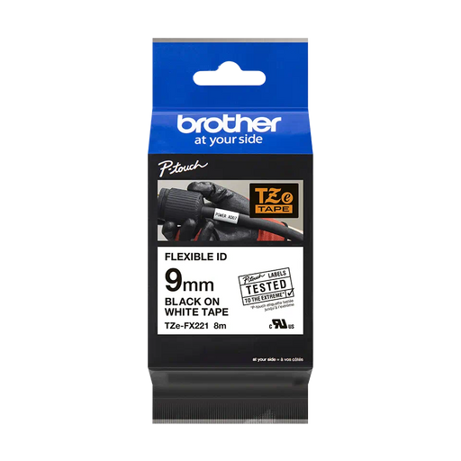 Brother TZEFX221 Laminated Tape Labelling Tapes Brother