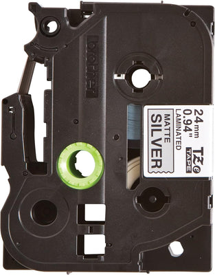 Brother TZEM951 Label-Making Tape Black On Silver Printer Consumable Brother