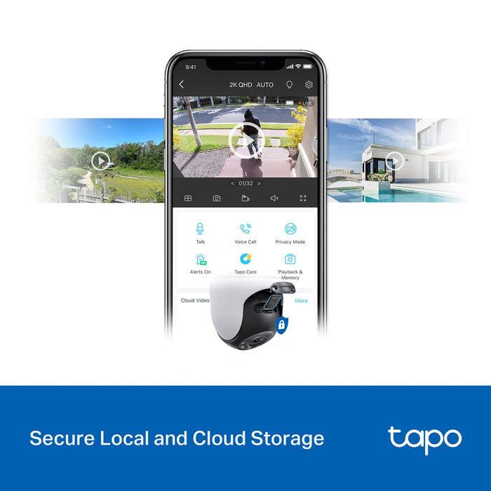 TP-Link TAPO C520WS Outdoor Pan/Tilt Security Wi-Fi Camera