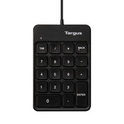 Targus 18-Key Wired Numeric Keypad with USB-A/USB-C & Eco-Friendly Design – Black | AKP13GL Keyboard & Mouse Targus