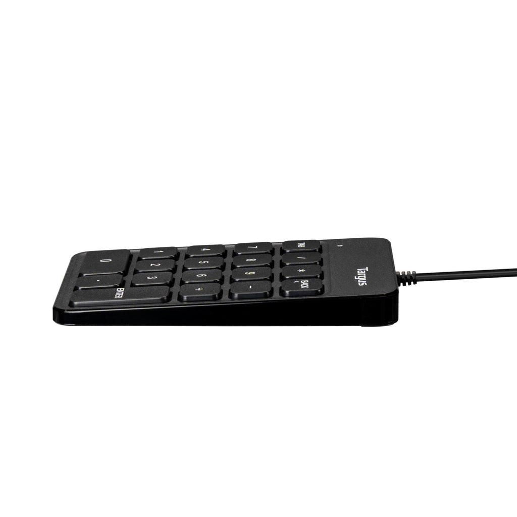 Targus 18-Key Wired Numeric Keypad with USB-A/USB-C & Eco-Friendly Design – Black | AKP13GL Keyboard & Mouse Targus