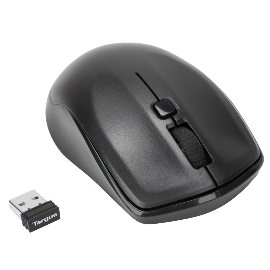 Targus 2.4GHz Wireless Keyboard & Mouse Combo – Spanish QWERTY, Black | AKM610ES Keyboard & Mouse Targus