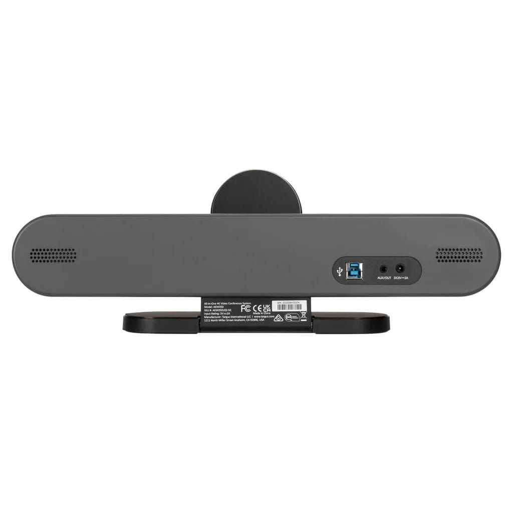 Targus All-in-One 4K Video Conferencing System with 120° Camera & 6 Microphones | AEM350EUZ Webcam Targus