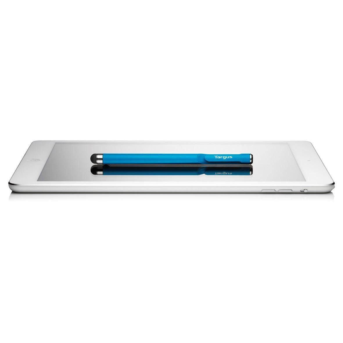Targus Antimicrobial Capacitive Touchscreen Stylus Pen with Pocket Clip – Blue | AMM16502AMGL Stylus Pens Targus