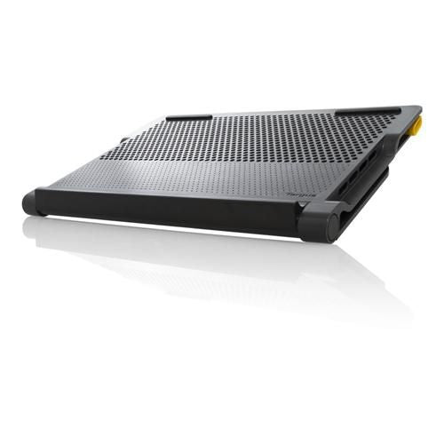 Targus Chill Mat+ Laptop Cooling Pad with Dual Fans, 4-Port USB Hub & Adjustable Stand – Black | AWE81EU Fans & Cooling Targus