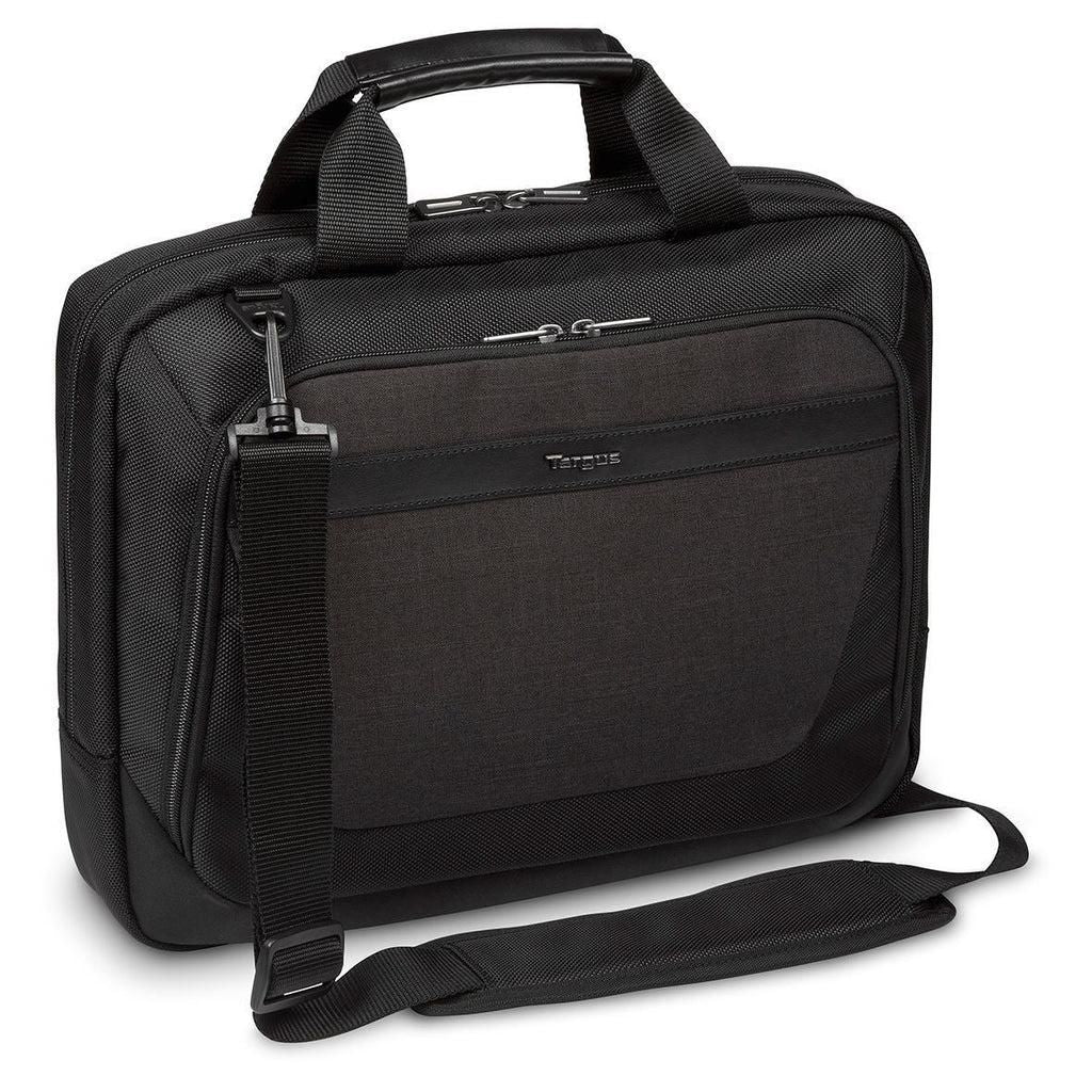 Targus CitySmart 12–14" Laptop Briefcase with Multi-Fit Protection – Black/Grey | TBT913GL Bag & Case Targus