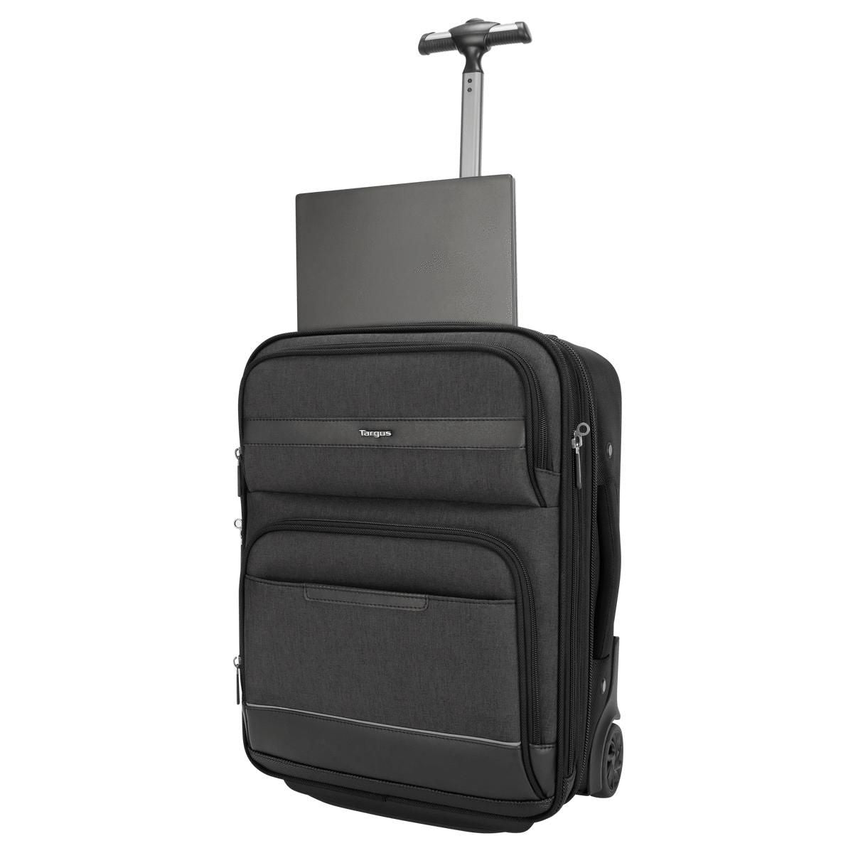 Targus CitySmart Compact 12–16" Laptop Under-Seat Roller Travel Bag – Charcoal | TBR038GL Bag & Case Targus