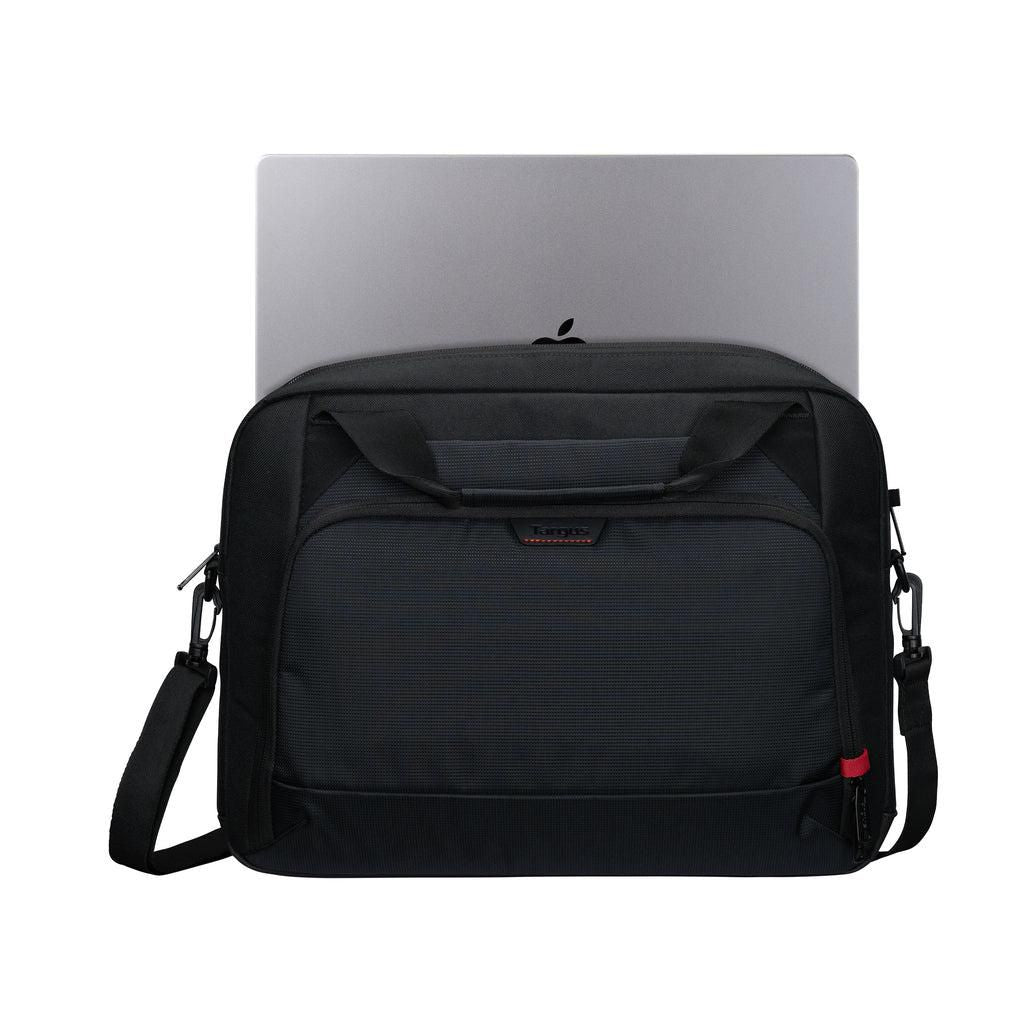 Targus Classic EcoSmart 15-16" Laptop Briefcase with Shoulder Strap – Black/Red | CN415GL Bag & Case Targus