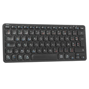 Targus Compact Multi-Device Bluetooth 5.1 Antimicrobial Keyboard – French AZERTY, Black | AKB862FR Keyboard & Mouse Targus