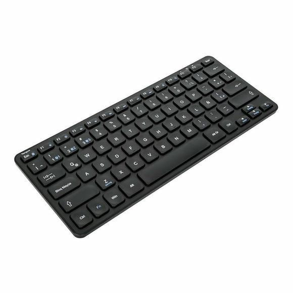 Targus Compact Multi-Device Bluetooth 5.1 Keyboard – Spanish QWERTY, Black | AKB862ES Keyboard & Mouse Targus