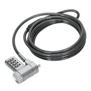 Targus DEFCON Ultimate Universal 4-Digit Combination Laptop Security Lock – Silver | ASP96RGLX Cable Accessory Targus