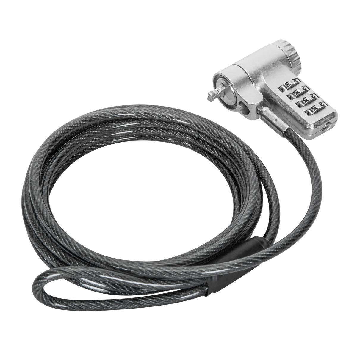 Targus DEFCON Ultimate Universal 4-Digit Combination Laptop Security Lock – Silver | ASP96RGLX Cable Accessory Targus