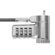 Targus DEFCON Universal 4-Digit Combination Laptop Security Lock with 2m Cable – Silver | ASP96GLX-S Cable Accessory Targus