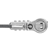 Targus DEFCON Universal 4-Digit Combination Laptop Security Lock with 2m Cable – Silver | ASP96GLX-S Cable Accessory Targus