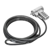 Targus DEFCON Universal 4-Digit Combination Laptop Security Lock with 2m Cable – Silver | ASP96GLX-S Cable Accessory Targus