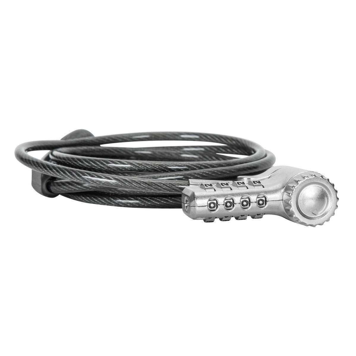 Targus DEFCON Universal 4-Digit Combination Laptop Security Lock with 2m Cable – Silver | ASP96GLX-S Cable Accessory Targus